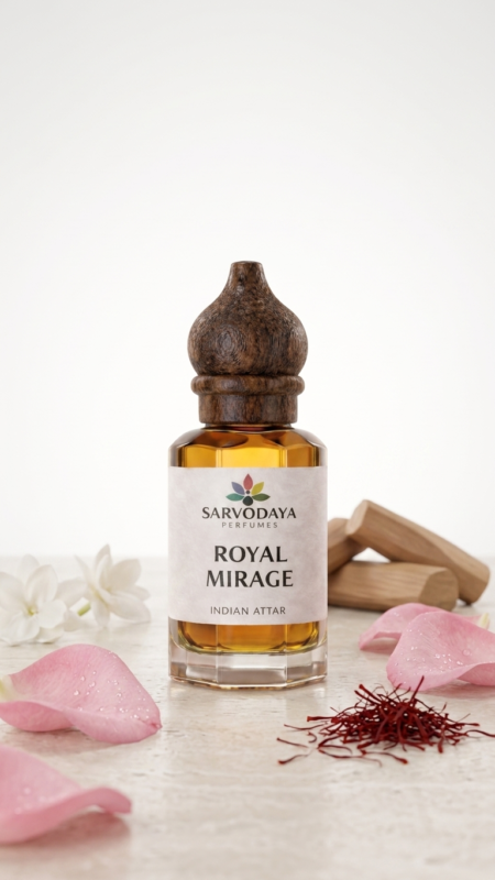 Royal Mirage Attar – Classic Green Floral Woody Perfume Oil
